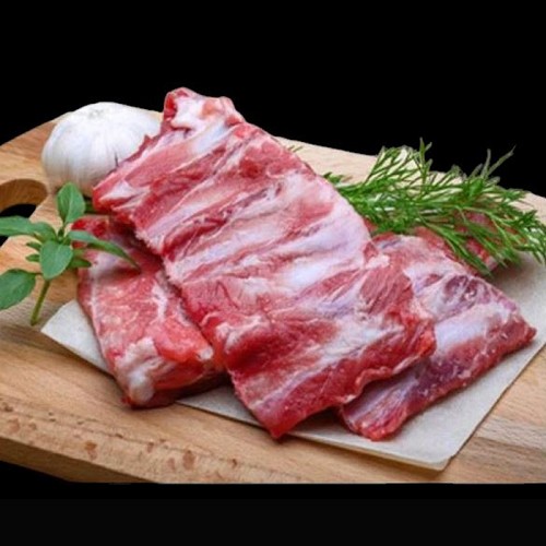 Le porc et BBQ bio : Spareribs 4 x 250g