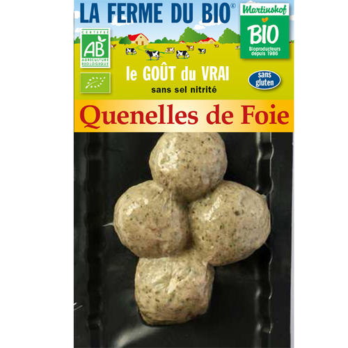 Viande et charcuterie pour les Professionnels : Quenelles de foie  200g 