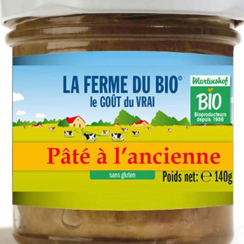 Viande et charcuterie pour les Professionnels : Pâté à l'ancienne 140g 