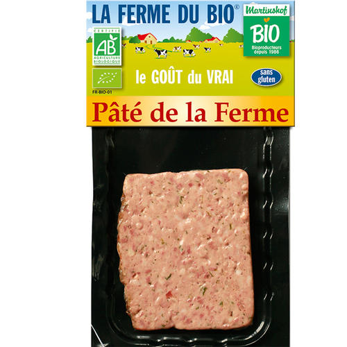 Viande et charcuterie pour les Professionnels : Pâté de la ferme 100g 